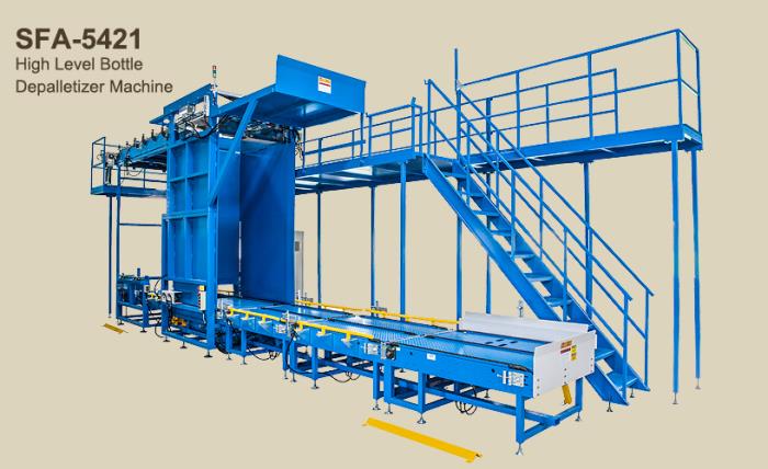 High Bottle Depalletizer Machine